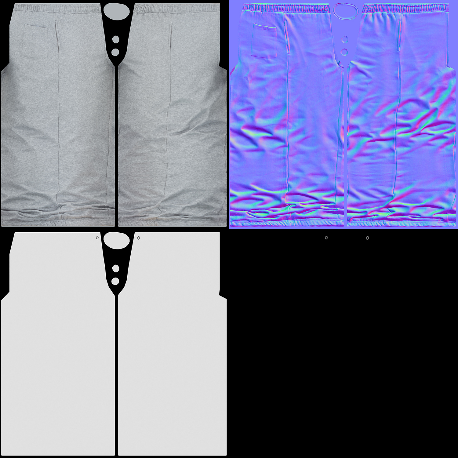 PBR textures fabric clothing